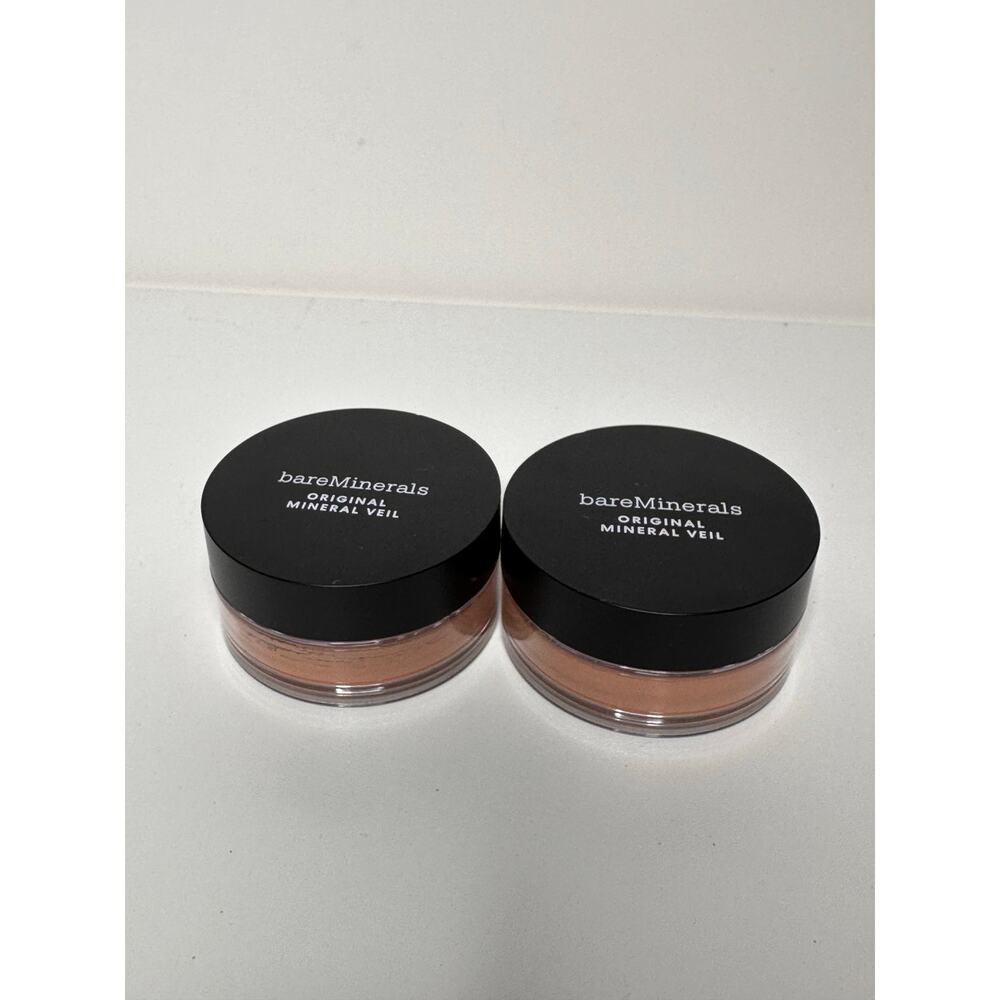 Bare Minerals Mineral Veil Loose Setting Power Lot of 2 Tinted Tan Deep New